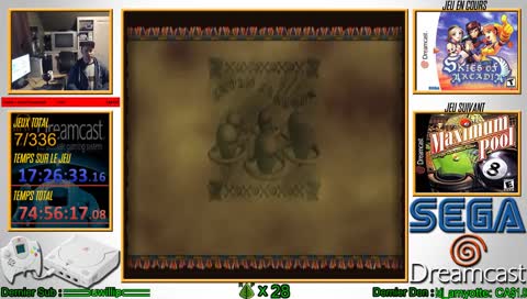 [QC/FR] Dreamcast Challenge 7/336 Skies of Arcadia choisi par Alambix_1!!!