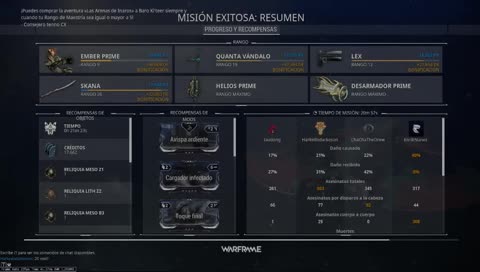 [ESP/ENG] manco local en Warframe levenado a los prime de baul 
