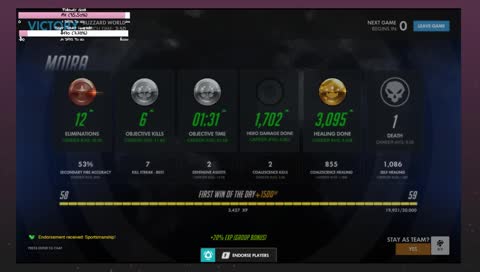 Short Overwatch stream  (Saving for Tablet Upgrade)