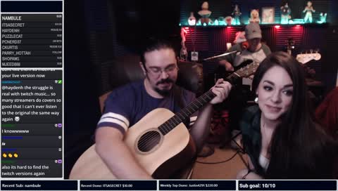 Late night music with the fam!