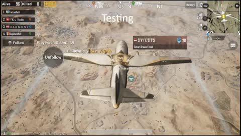 Playing while testing XD