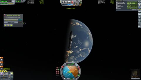 KSP + mods direction la Lune !!