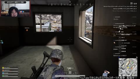 おじさんだらけのPUBG　今日は雪山！