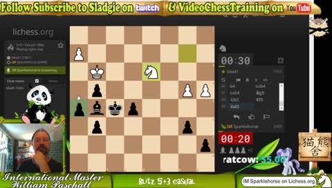 IM Will Paschall Fast Friday blitz ! lichess.org