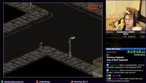 Shadowrun SNES w/ Hot Jams, let's see how long it takes us! More games later, happy Friday everyone! [nosrl]