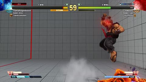 さくよ豪鬼のランクマッチ +500LP/DAY