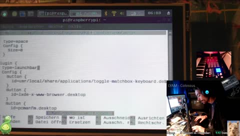 ｎｅｕｒｏｇｏｎ ＶＩＩ // raspberry pi zero WH mit gnosber, experimental beats (or !sr) and chill[GER]