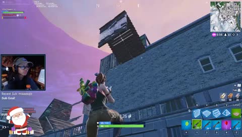 In the air