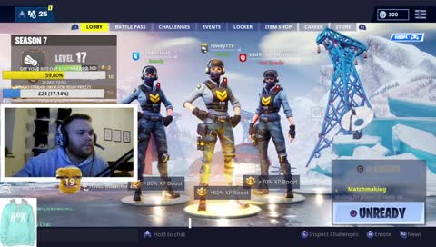 CHECK OUT MY NEW HOODIE?! !merch !Nugs For Vbucks !account !nugs Follower Goal 558/600