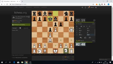 GM Pap-G is playing 3+1 casual blitz against viewers @lichess.org