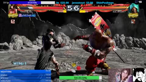 [PC] TEKKEN GOD DEATHMATCH (FOLLOW GOAL= 931/1000) (SUB GOAL= 68/100) | !oink