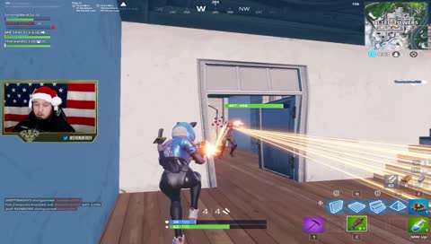 Santa Plays Fortnite!!!!!!!! Come Chill