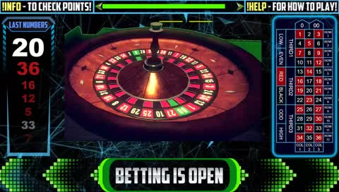 Twitch Plays Roulette! Place your bets!