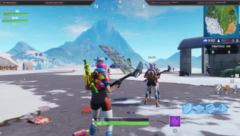 [ESP] Fortnite con mi Hermana