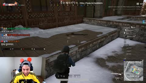 에디)배그 설원맵 나왔다고? 눈싸움하러가요~ 1킬할때마다 인싸춤갑니다