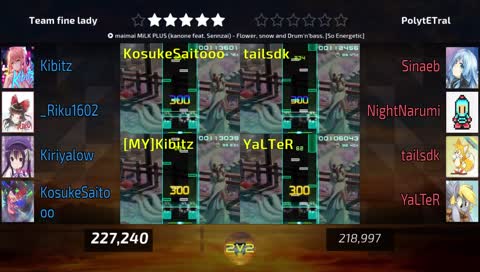 2TMT: SF | Team fine lady vs PolytETral