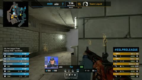 MIBR срещу Liquid - [0:1] - BO3 - ESL Pro League S8