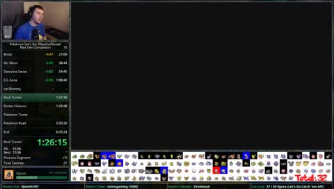 [WR Attempts] Pokémon Let's Go, Eevee! Maximum PokéDex speedrun | !faq https://pastebin.com/xKM3e6Y5 | !lgcea