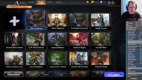 Going Infinite in Singleton Challenge 🎲 Pro Tour Competitor grinding F2P Arena