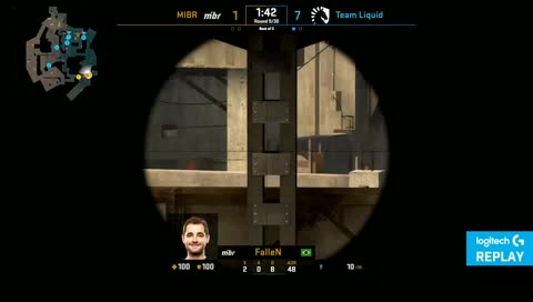 RERUN: MIBR vs. Team Liquid [Overpass] Map 2 - Semifinals - ESL Pro League Odense Finals 2018