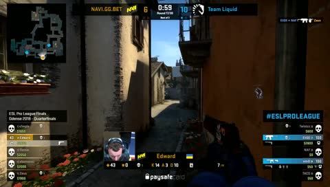 RERUN - Na`Vi vs. Liquid [Inferno] Map 2 - Quarterfinals - ESL Pro League Odense Finals 2018