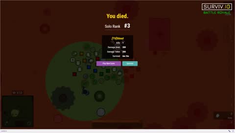 Playing surviv.io | Chill, battle royale game! |