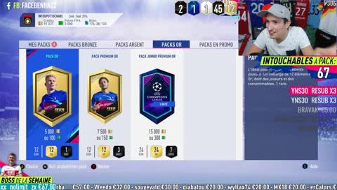 SBC TOTGS et packs à 100k à 21h !