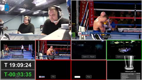 VIPboxingLIVE, Bolton - behind the scenes