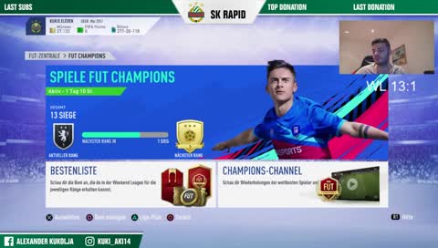 Weekend League .. Road to Top100? Sk Rapid Wien
