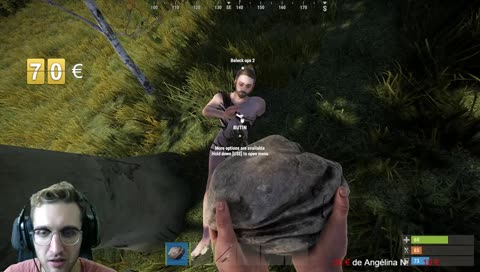 La tête de cet homme