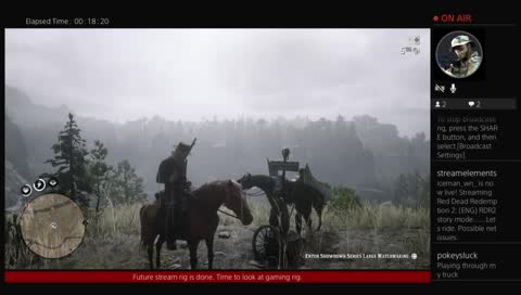 (ENG) RDR2 story mode.......Lets ride. Possible net issues.