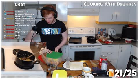 🍳🍺COOKING STREAM @DrunkevTV