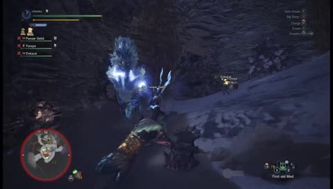 girl gets WRECKED by horse in mhw