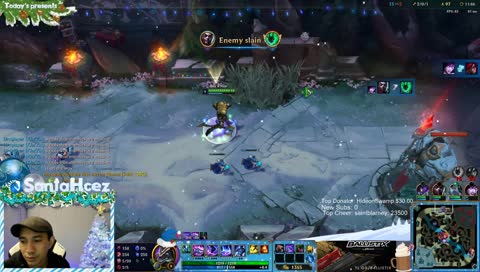 AP > AD NASUS Pog | christmas chill sleep stream #LeaguePartner