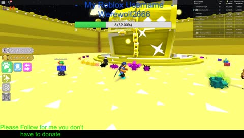 Pet Simulator Grinding/Giveaway (Roblox)