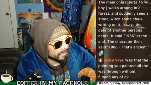 Coffee in my facehole