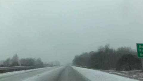 Winter Storm Diego - Approaching Roanoke, Virginia