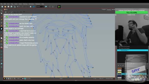 (fixed the spit-jar!) Animating a Half-Orc & Hippogriff #ToonBoom