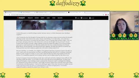 What's your favorite holiday story? Plus reading aloud some MTG!