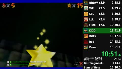 16 star for sub 15:50