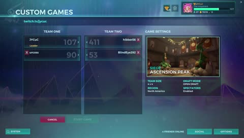 ❄️ Paladins Custom Matches ❄️