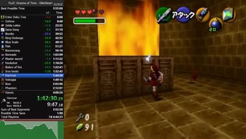 [FR/ENG] The Legend of Zelda : Ocarina of Time Glitchless Speedrun | Community race (restreamed zeldaspeedrun)