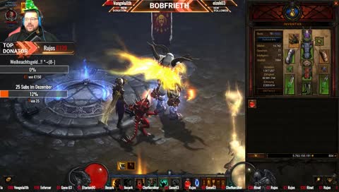 Let's Stream - Diablo 3 - S15 - HC Barb - Farmwahn mit Bob und Otto... :D