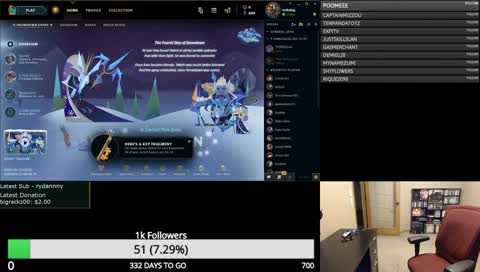 Day 36/365 Leveling smurf, new account to chally challenge.