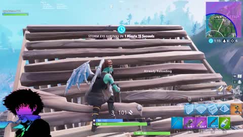Out of the air he goes