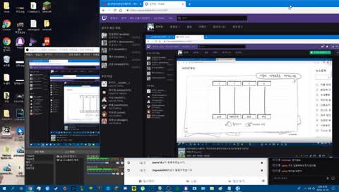 [카웃이]마인크래프트 - 하드코어로 달린다 방송도중 죽으면 벌칙 각인가?