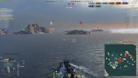 [WoWs]フレアＳのランダム練習なガス枠（シベリアの支店長から頂き物感謝）