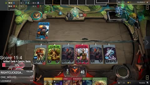 Artifact Const. heute tournaments ganz sicher !! Free sub mit Prime !MMOGA Partner !SR !Loots Score 15:4