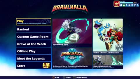 Training in Brawlhalla