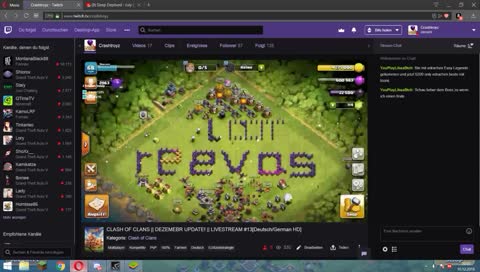 CLASH OF CLANS || DEZEMEBR UPDATE! || LIVESTREAM #13[Deutsch/German HD]